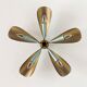 Golden Italian Flush lamp