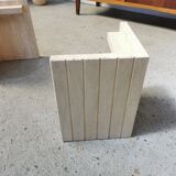 Coffee table in travertine Roche Bobois