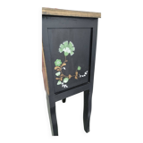 Vintage floral pattern bedside table