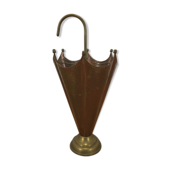 Copper 1950s umbrella holder