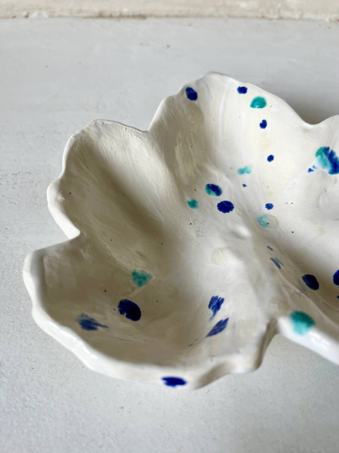 Speckled ceramic bowl