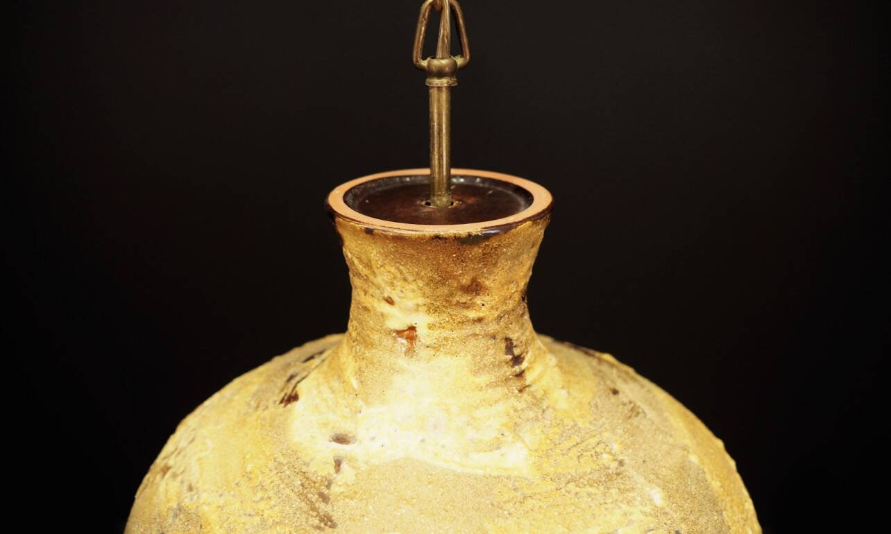 Ceramic chandelier, Danish design, 1960s, production: Denmark