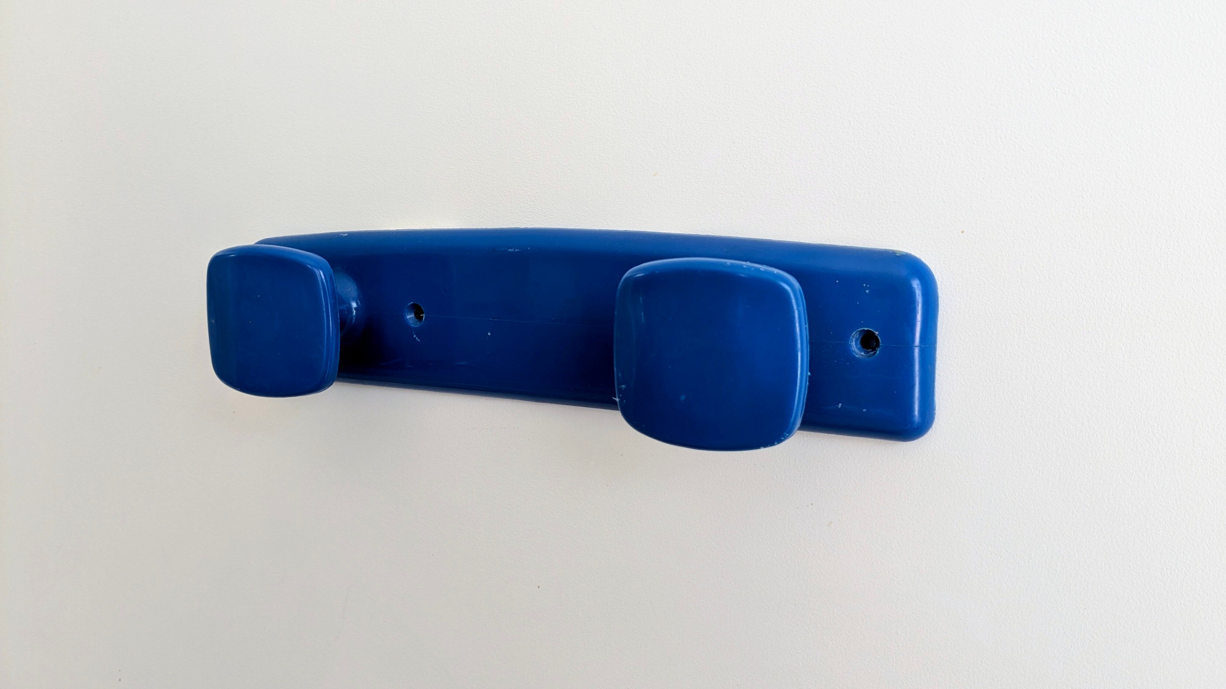 Vintage wall hook Syla model 6086 cobalt blue