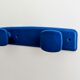 Vintage wall hook Syla model 6086 cobalt blue