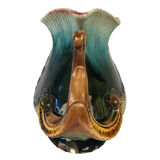 Planter in polychrome slip