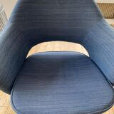 Blue armchair in the 1970s