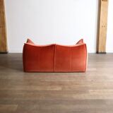 Canapé Le Bambole en velours corail par Mario Bellini pour B&B Italia, années 1970