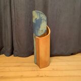Large , ceramic , floor vase .