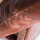 Vintage leather sofa. Edited by Mantellassi. Italy, 90s