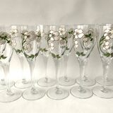 Champagne flutes Perrier Jouët