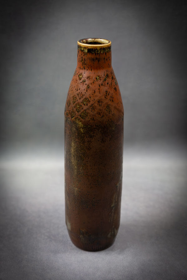Stoneware bottle glazed by Carl Harry Stålhane - Rörstrand - Sweden 1960