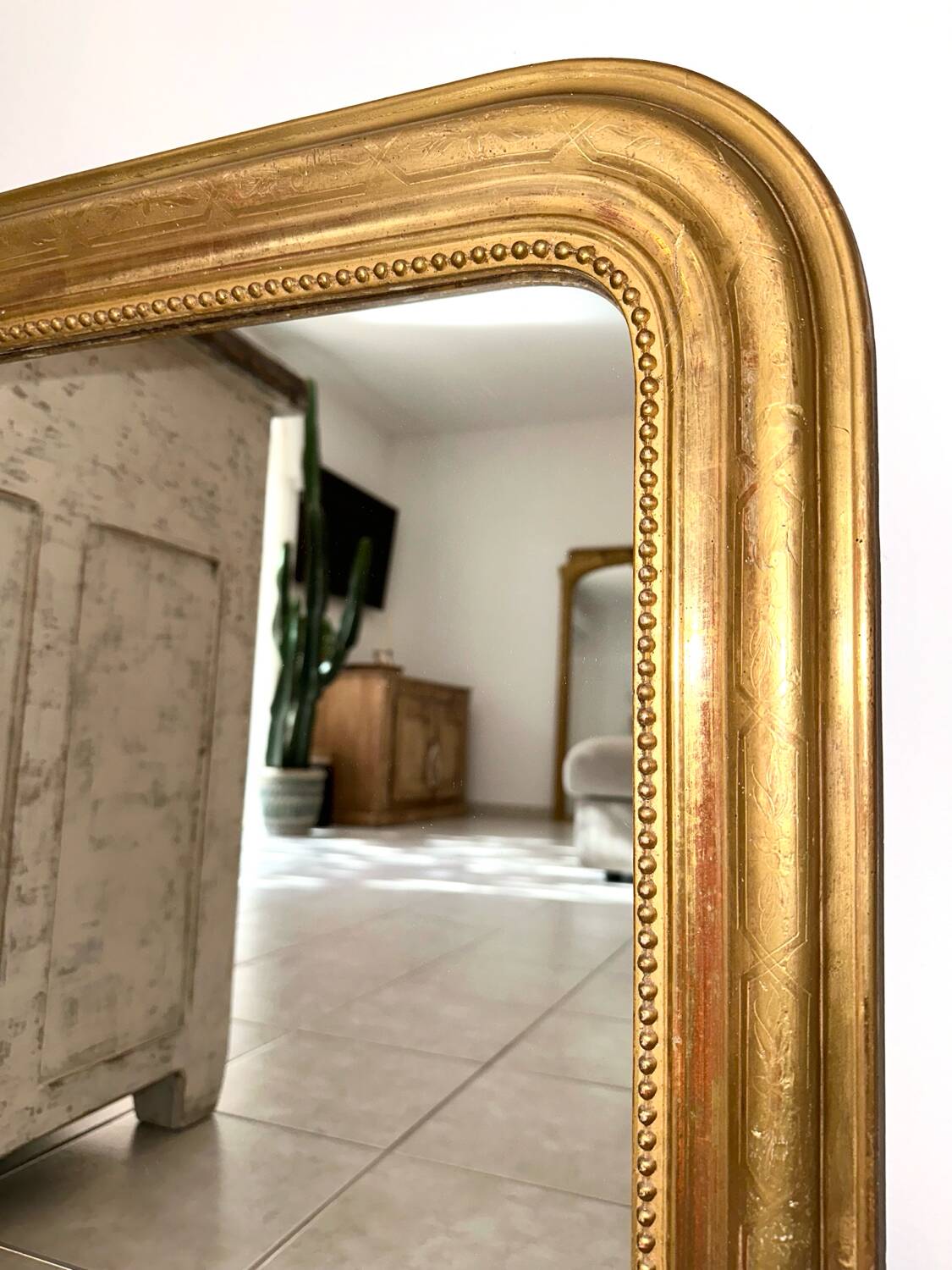 Antique Louis-Philippe mirror, 19th century