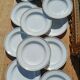 assiettes plates en porcelaine Bavaria – Seltmann Weiden