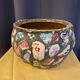 Ancien cache pot mosaique style picassiette annees 60