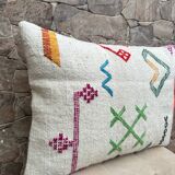 Moroccan wool cushion, beautiful wool cushion, cushion