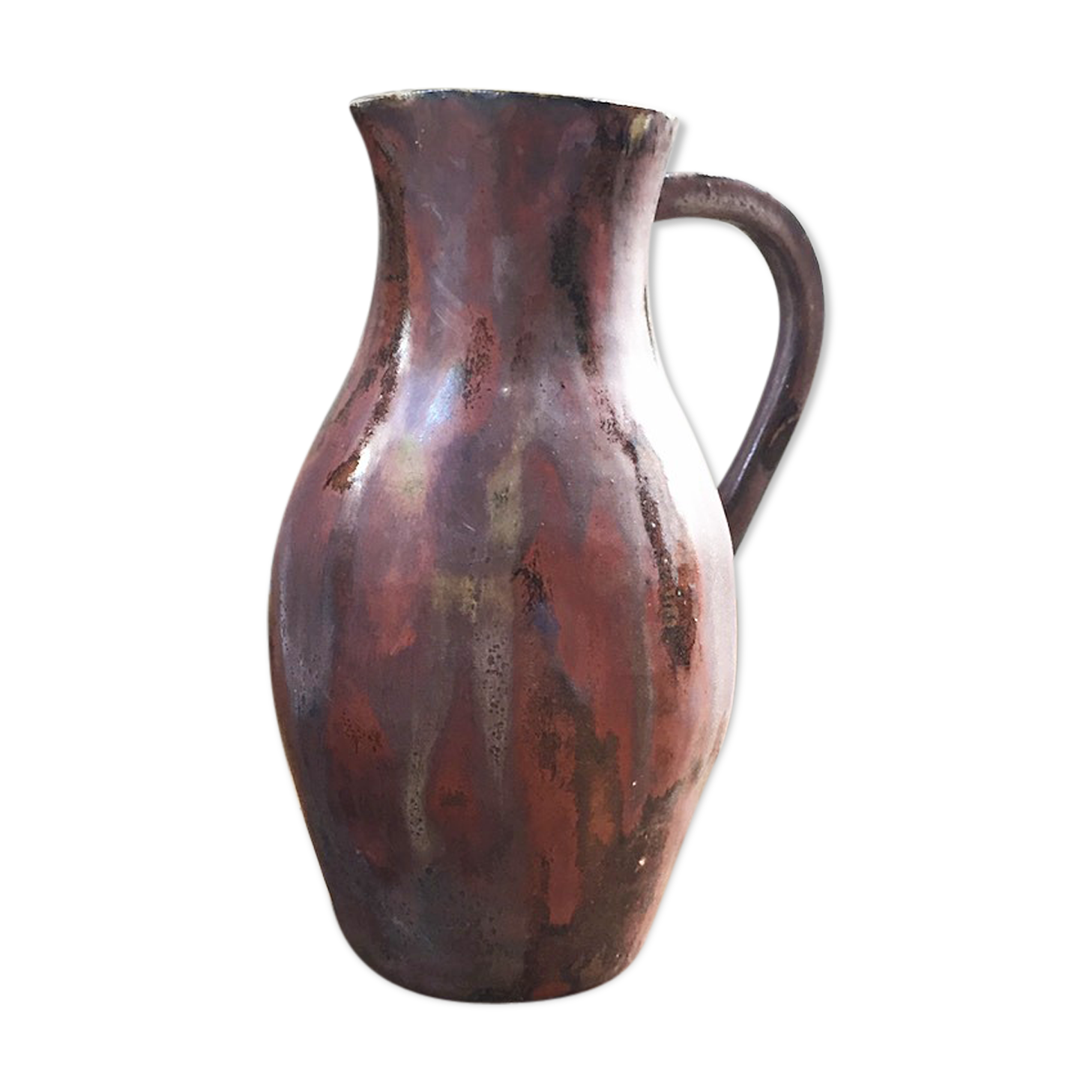 Brick red jug