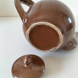 Small stoneware "selfish" teapot
