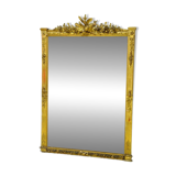 Large 19th Century Gilded Stucco Mirror