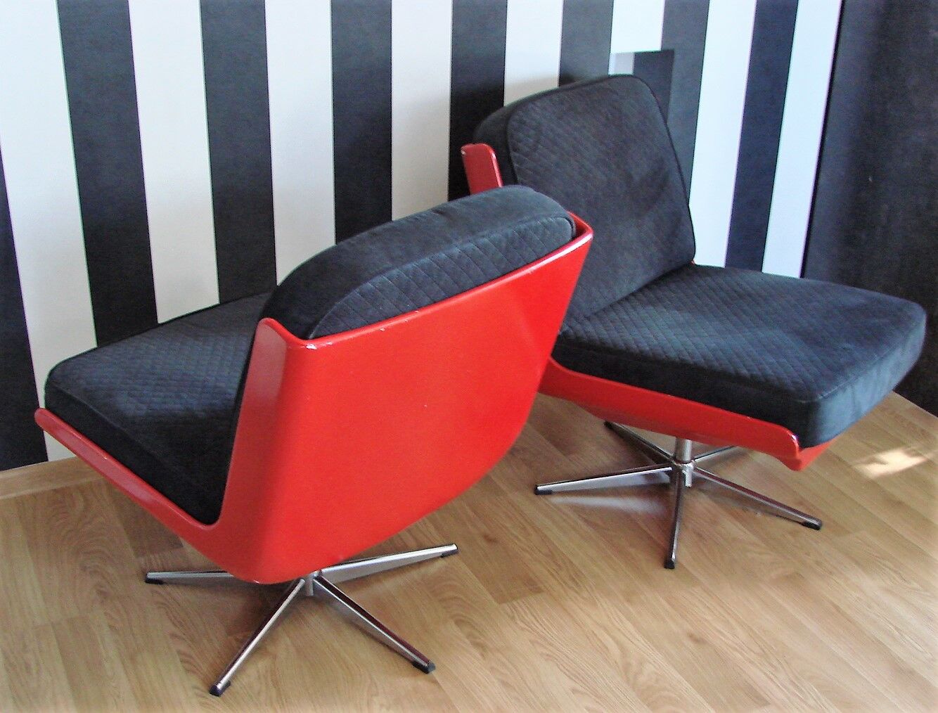 Pair of Dinna Veb Mobel Kombinat armchairs, Germany 1960s