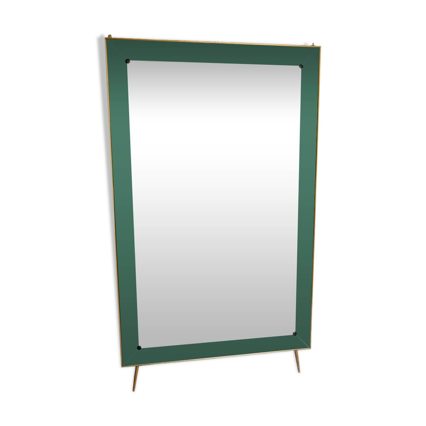 Italian floor mirror by Cristal Art, Italy 1950s