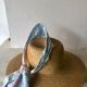 Chapeau en paille décoratif