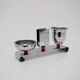 Bauhaus Art Deco Chrome Smoking Set, 1930s