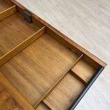 Biedermeier Commode in Cherry Veneer and Brass, Germany, 1820s