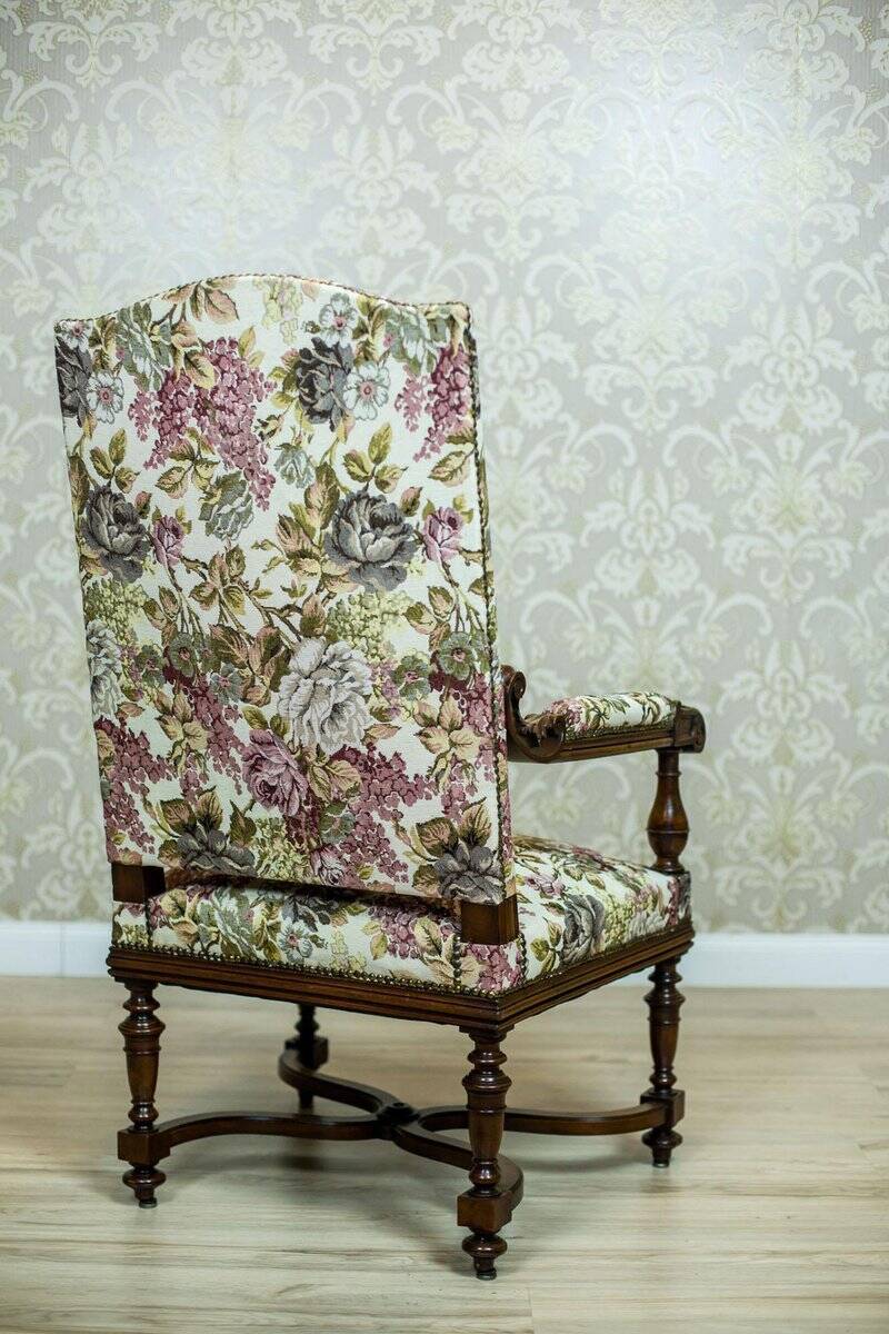 Antique French Oak Chair, 1890s