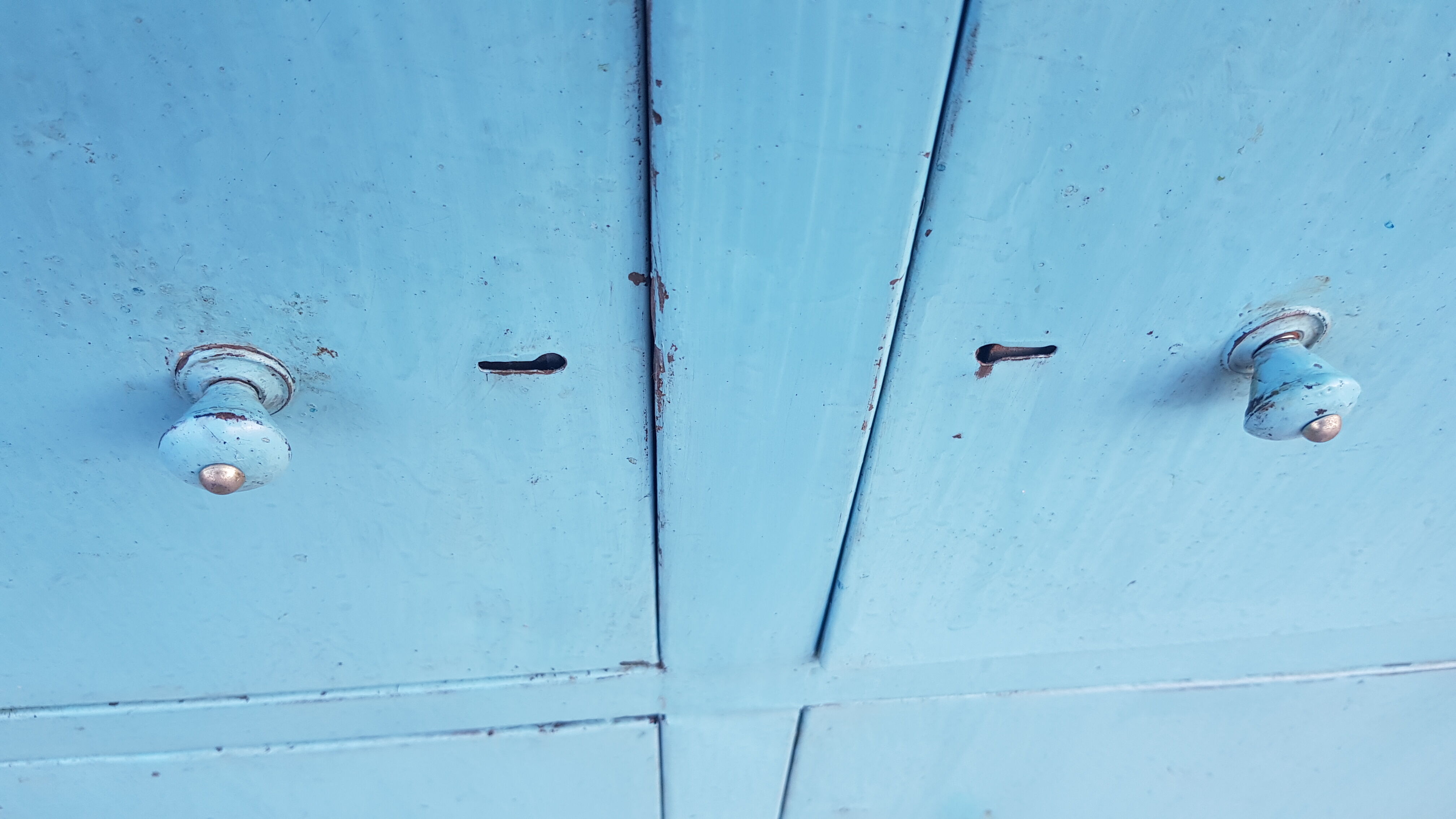 Old metal workshop furniture original turquoise patina