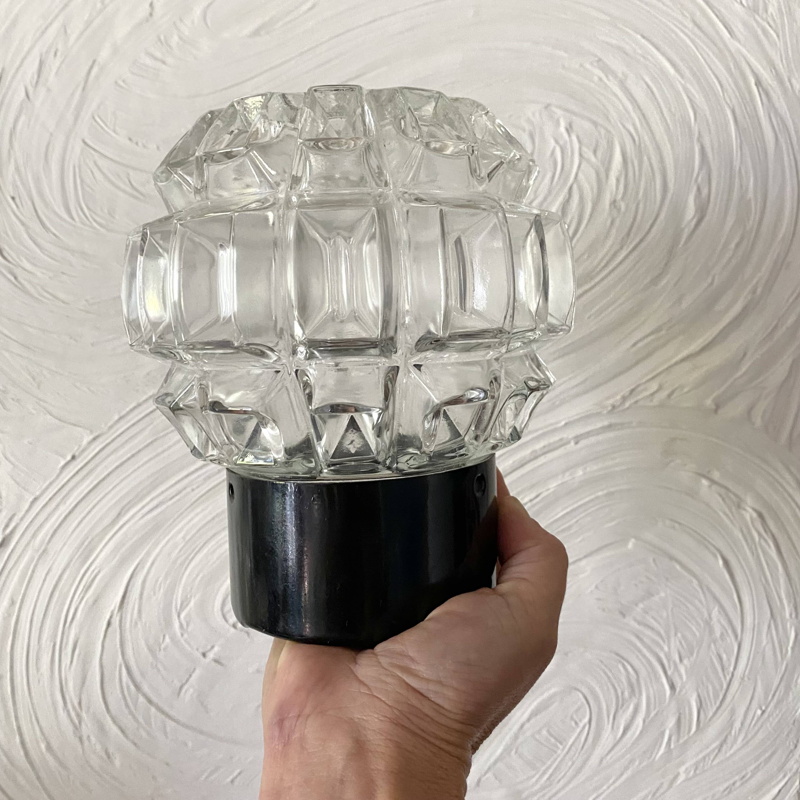 Space Age Textured Ball Ceiling Light
