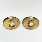 Pair of Large Mid-Century Bubble Glass Ceiling Lights by H. Tynell, 1960s