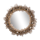 Palwa Crystal Back lid mirror, Hollywood Regency 1970s