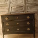 Commode style louis 16 noire