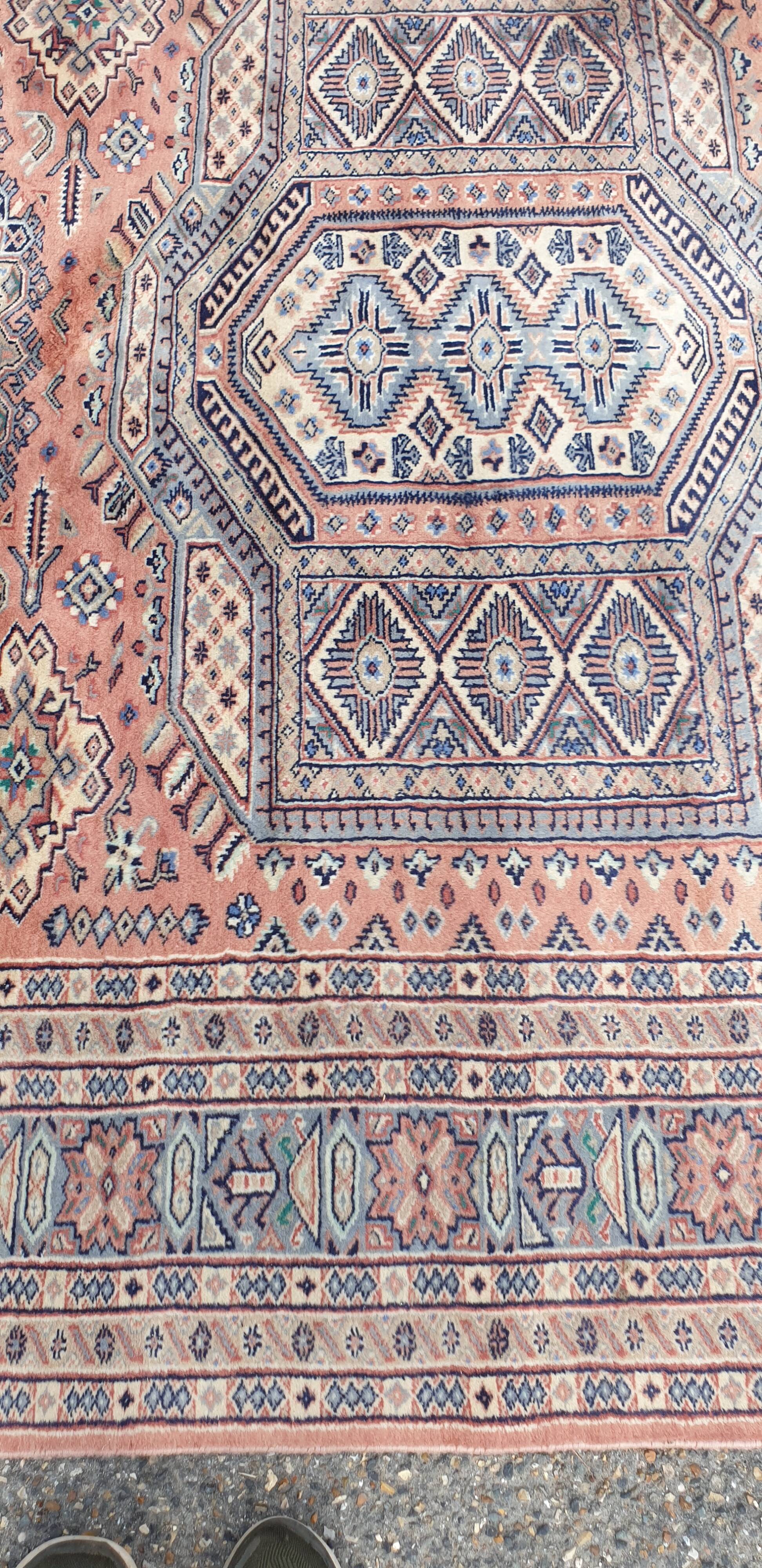 Iranian silk wool carpet