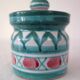Old ceramic pot / sugar bowl, Robert Picault, Vallauris
