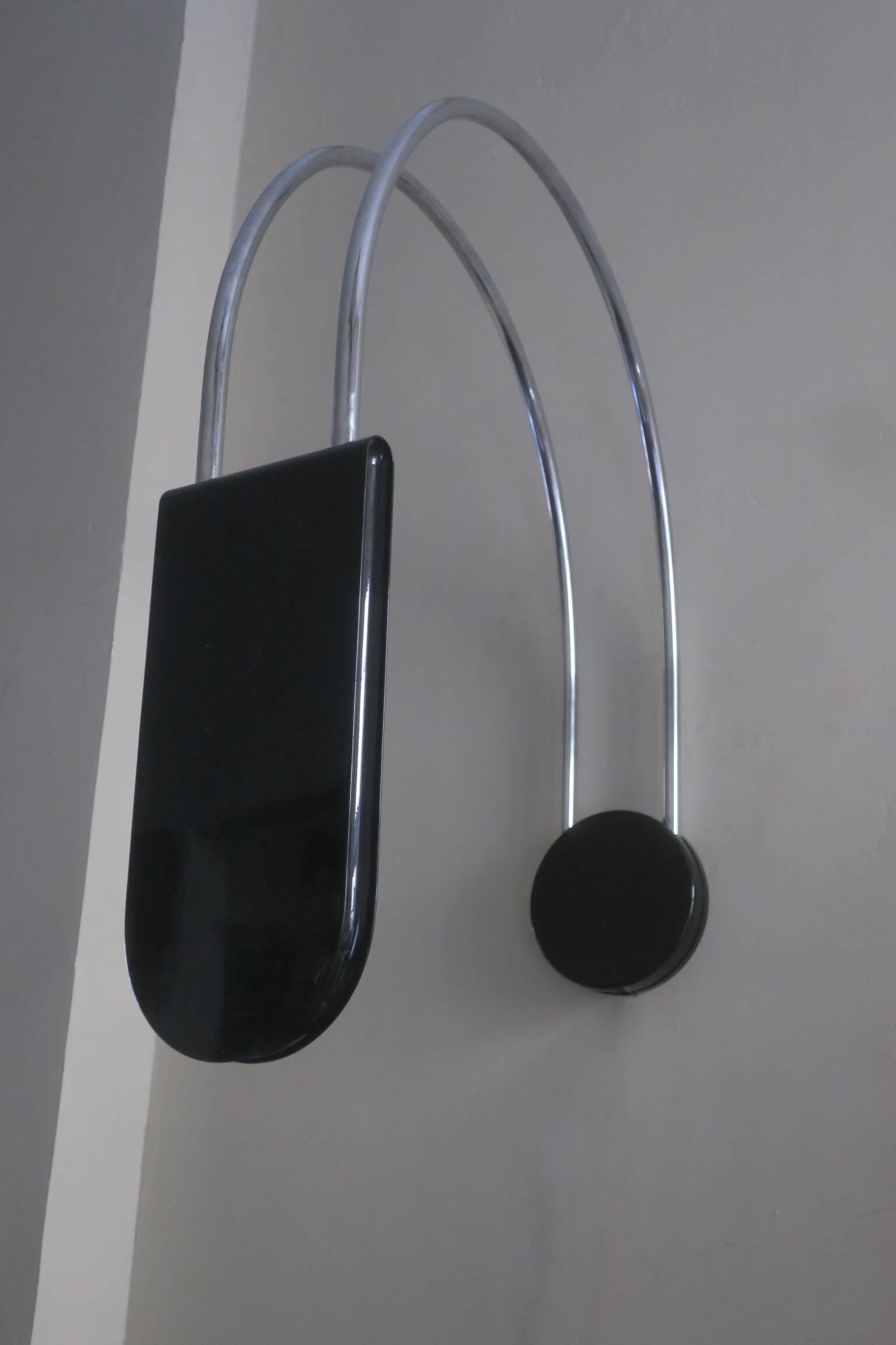 Mid century arc ceiling or wall light by Bruno Gecchelin, Italy 1970s