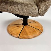 Fauteuil & repose-pied, années 1980