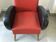 Rock 'n' roll style faux leather armchair
