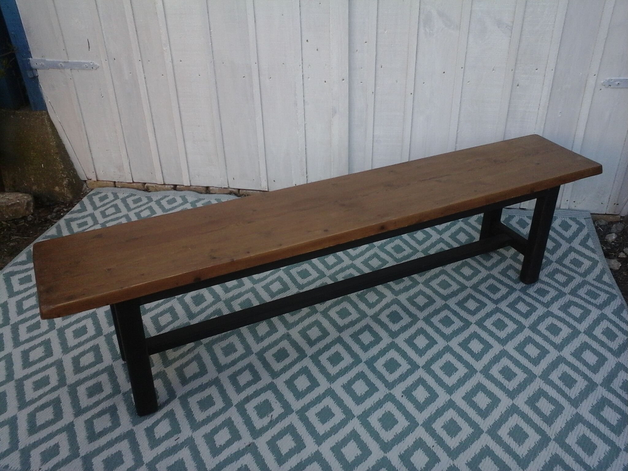 Wooden bench
