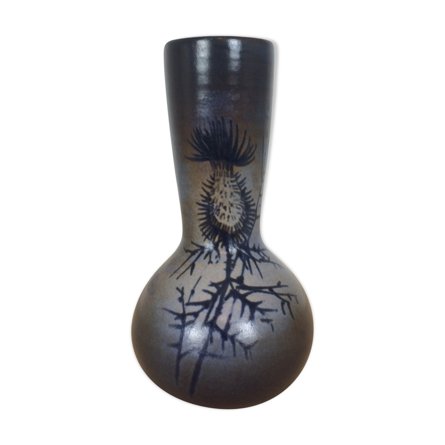 Fonck and Matéo Vallauris thistle vase