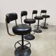 Swedish vintage design bar stools Borje Johanson