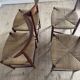Danish vintage chairs in teak and cord by Peter Hvidt
