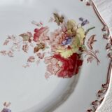 Vintage polychrome ironstone plate Bisto England - Anson model