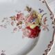 Vintage polychrome ironstone plate Bisto England - Anson model