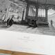 Camposanto, Pisa, old engraving, printed in 1841.
