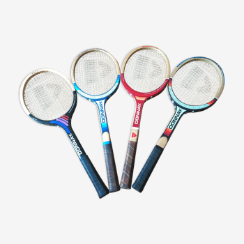 Lot of 4 Donnay tennis rackets