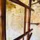 Vintage bamboo entrance hall with mirror circa 1920's