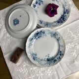Lot de 9 assiettes à entremets Villeroy et Boch anciennes