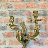 Louis XV style bronze wall light