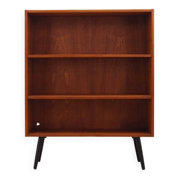 Bibliothèque en teck, design danois, années 1970, fabriquée au Danemark